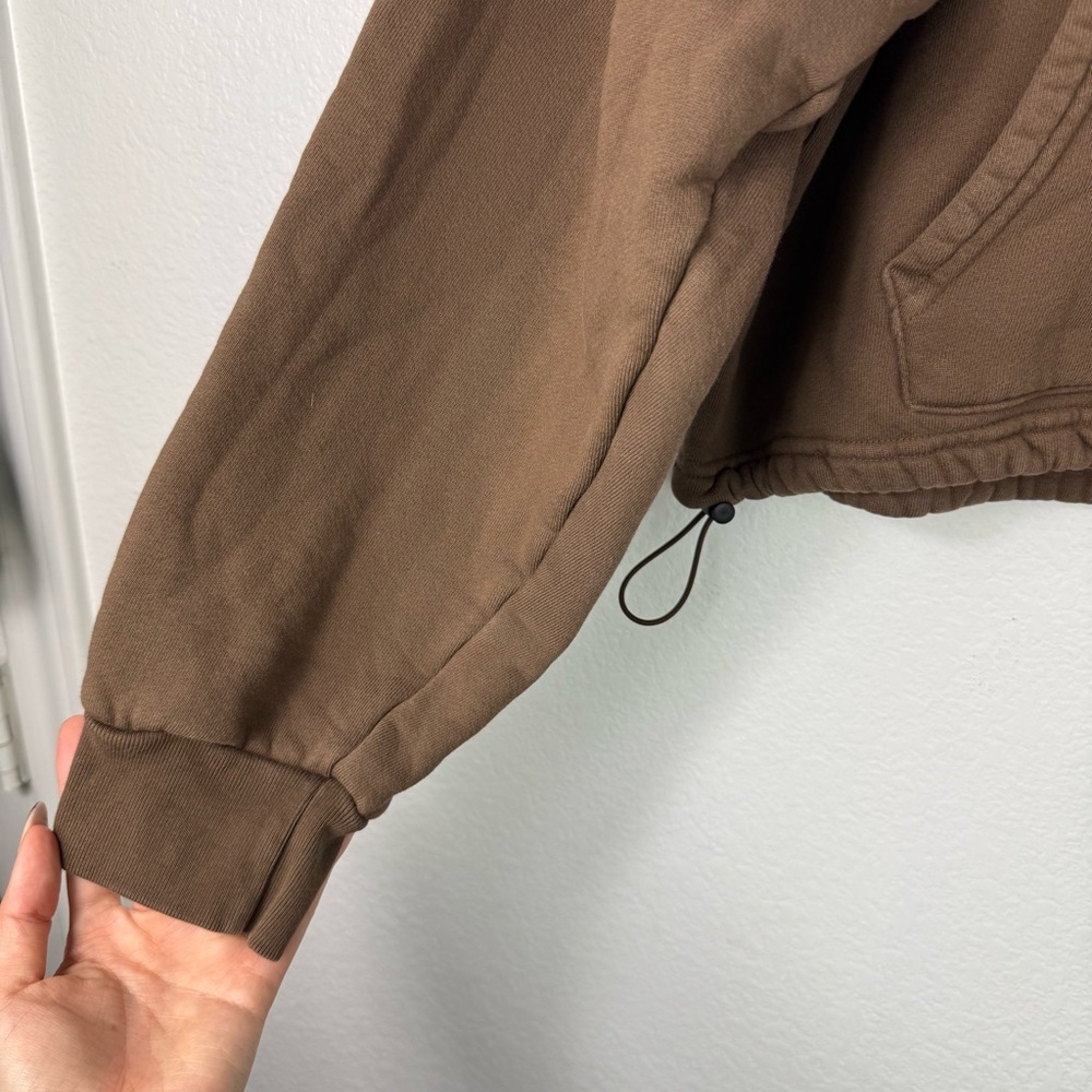 SET Active Chocolate Brown Half-Zip Sweatshirt - Picture 6 of 10